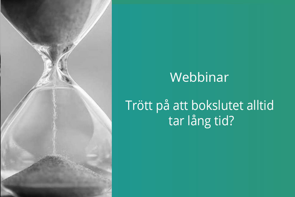 Webbinar om bokslutsprocessen