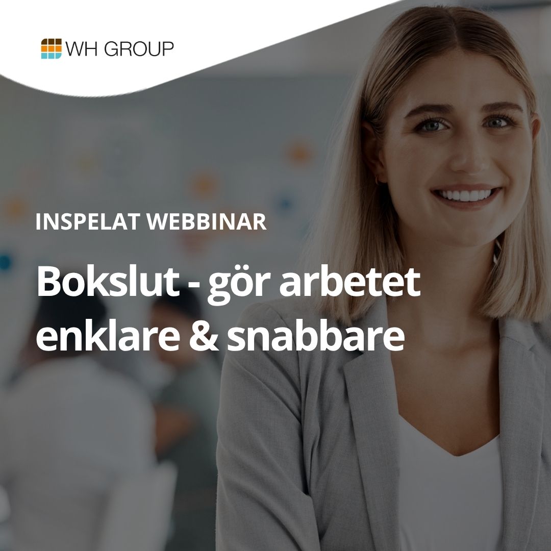 Webbinar bokslut