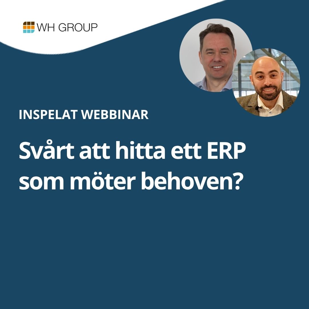 Webbinar- hitta affärssystem som möter behoven